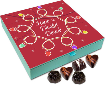 Chocholik Diwali Sweets - Have A Blissful And Happy Diwali Chocolate Box - 9pc Truffles(108 g)
Chocholik Diwali Sweets - Have A Blissful And Happy Diwali Chocolate Box - 9pc Truffles(108 g)