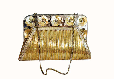 Falah Party Gold Clutch