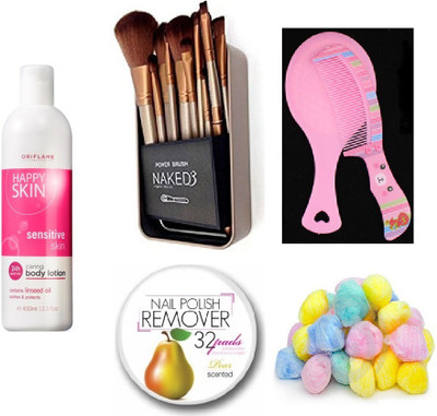 Oriflame Sweden Happy Skin Caring Body Lotion for Sensitive Skin with Imported Makeup Brush Set (12 Pcs)(Set of 5)
Oriflame Sweden Happy Skin Caring Body Lotion for Sensitive Skin with Imported Makeup Brush Set (12 Pcs)(Set of 5)