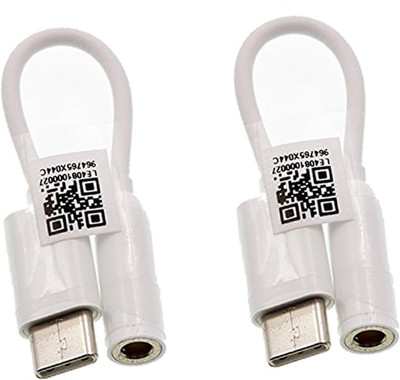 Mizco Set of Two ®USB Type C to 3.5 mm Audio Jack Converter Cable Headphone Adapter Headphone Adapter(White)
Mizco Set of Two ®USB Type C to 3.5 mm Audio Jack Converter Cable Headphone Adapter Headphone Adapter(White)