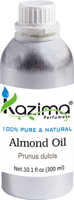 KAZIMA Almond Carrier Oil (300ML) 100% Pure Natural & Undiluted For Skin care & Hair treatment Hair Oil(300 ml)
KAZIMA Almond Carrier Oil (300ML) 100% Pure Natural & Undiluted For Skin care & Hair treatment Hair Oil(300 ml)