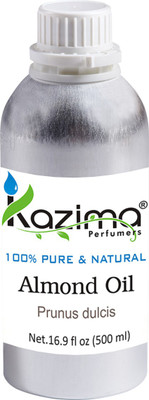 KAZIMA Almond Carrier Oil (500ML) 100% Pure Natural & Undiluted For Skin care & Hair treatment Hair Oil(500 ml)
KAZIMA Almond Carrier Oil (500ML) 100% Pure Natural & Undiluted For Skin care & Hair treatment Hair Oil(500 ml)