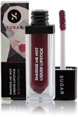 Sugar SMUDGE ME NOT LIQUID LIPSTICK - 18 Divine Praline (Dusty Burgundy)(4.5 ml, Dusty Burgundy)
Sugar SMUDGE ME NOT LIQUID LIPSTICK - 18 Divine Praline (Dusty Burgundy)(4.5 ml, Dusty Burgundy)
