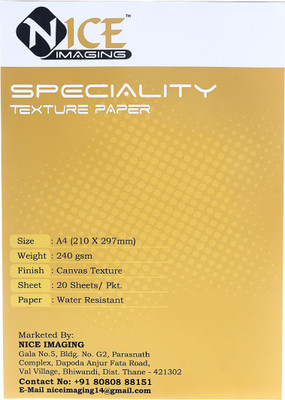 NICE INKJ37 Unruled A4 Inkjet Paper(Set of 1, White)