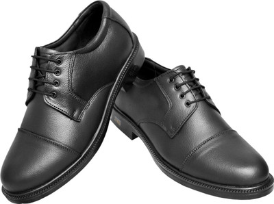 Seamax Police Shoes Derby For Men(Black
