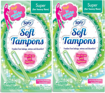 sofy soft tampons Tampons(Pack of 18)