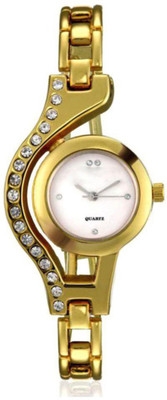 Rage Enterprise New golden chain Watch - For Women
