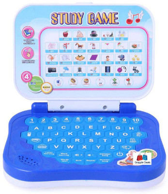 GRAPPLE DEALS Mini Learning And Educational Laptop For Kids.(BLUE)(Blue)