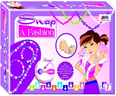 GRAPPLE DEALS Snap A Fashion!!!Create Your Own Fashion Accessories For Girls.
GRAPPLE DEALS Snap A Fashion!!!Create Your Own Fashion Accessories For Girls.