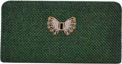 Mcnt Casual Green Clutch
