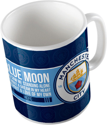 Manchester City F.C. Manchester City BM Ceramic Mug(60 ml), Blue