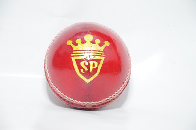 Shredded Prophysique T 20 Cricket Leather Ball(Pack of 1, Gold), Red