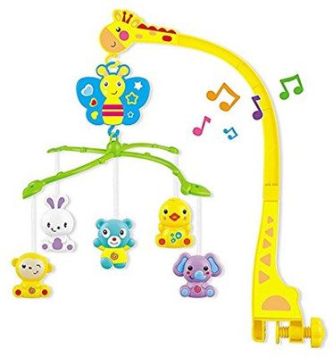 Toyshine Cot Mobile Bed Ring with Music, Hanging Toys(Multicolor)