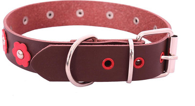 SRI Adjustable Dog Collar 1.1. Inch Round Spike Studs with Flower Dog Collar - (Brown RED) Embellished Dog Collar Charm(Brown, Round)
SRI Adjustable Dog Collar 1.1. Inch Round Spike Studs with Flower Dog Collar - (Brown RED) Embellished Dog Collar Charm(Brown, Round)