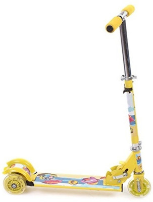 SAJ 3 Wheel Scooter Cycle Height Adjustable & Fold able with Hand break, Bell & Led Lights in Wheels (Yellow) Outdoor Scooter(Multicolor)
SAJ 3 Wheel Scooter Cycle Height Adjustable & Fold able with Hand break, Bell & Led Lights in Wheels (Yellow) Outdoor Scooter(Multicolor)