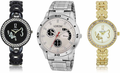 LEGENDDEAL New LR08-201-203 Exclsive Diamond Studed Black Best Stylish Combo Watch - For Men & Women
LEGENDDEAL New LR08-201-203 Exclsive Diamond Studed Black Best Stylish Combo Watch - For Men & Women