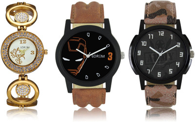 LEGENDDEAL New LR03-04-204 Exclsive Diamond Studed Gold Best Stylish Combo Watch - For Boys & Girls
LEGENDDEAL New LR03-04-204 Exclsive Diamond Studed Gold Best Stylish Combo Watch - For Boys & Girls