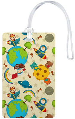 100yellow Luggage Tags- Printed Colorful High Quality Gloss Finish PVC Travel/Bag Tag with Silicon Strap- Ideal For Gift Luggage Tag(Multicolor)
100yellow Luggage Tags- Printed Colorful High Quality Gloss Finish PVC Travel/Bag Tag with Silicon Strap- Ideal For Gift Luggage Tag(Multicolor)