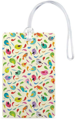 100yellow Luggage Tags- Bird Printed Multicolor High Quality Gloss Finish PVC Travel/Bag Tag with Silicon Strap- Ideal For Gift Luggage Tag(Multicolor)
100yellow Luggage Tags- Bird Printed Multicolor High Quality Gloss Finish PVC Travel/Bag Tag with Silicon Strap- Ideal For Gift Luggage Tag(Multicolor)