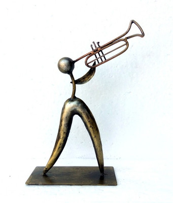 VedasExports Trumpet Abstract Table Decor Decorative Showpiece - 25 cm(Iron, Gold)
VedasExports Trumpet Abstract Table Decor Decorative Showpiece - 25 cm(Iron, Gold)