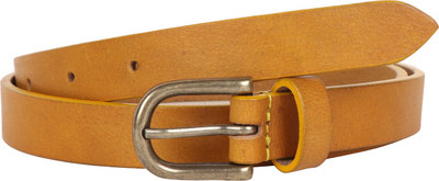 vickiana quest Men & Women Casual, Party, Formal Tan Genuine Leather Belt