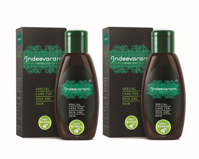 INDEEVARAM Ayurvedic Oil for Psoriasis and Itching - Pack of 2 (100 ml x 2)(200 ml)
INDEEVARAM Ayurvedic Oil for Psoriasis and Itching - Pack of 2 (100 ml x 2)(200 ml)