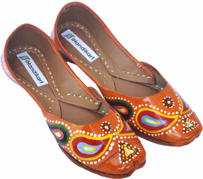 iHandikart Handpainted Leather Jutti Jutis For Women(Multicolor, Multicolour
iHandikart Handpainted Leather Jutti Jutis For Women(Multicolor, Multicolour