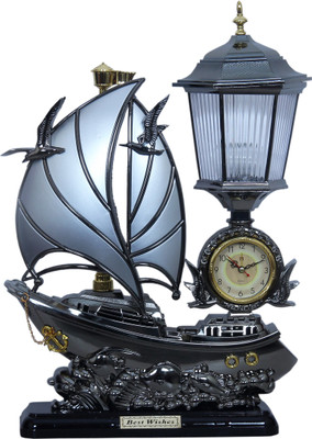 vs-yog Pirates Decorative Lamp Table Lamp(33 cm, Black, Grey)
