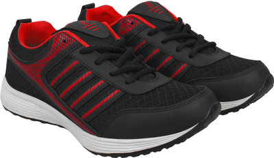 Aero Aspire Walking Shoes For Men(Black, Red