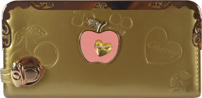 Glitters Online Casual Gold Clutch