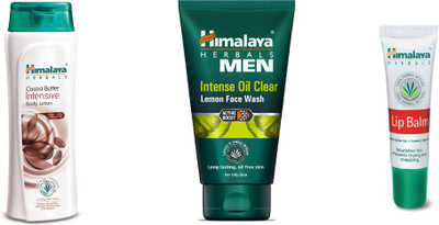 Himalaya coca butter intensive body lotion, intense oil clear lemon face wash, lip balm(Set of 3)
Himalaya coca butter intensive body lotion, intense oil clear lemon face wash, lip balm(Set of 3)
