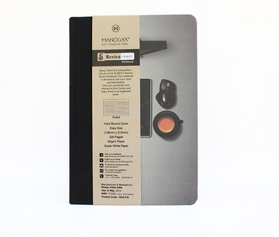 MANOGYA A5 Notebook(5Series, Black)