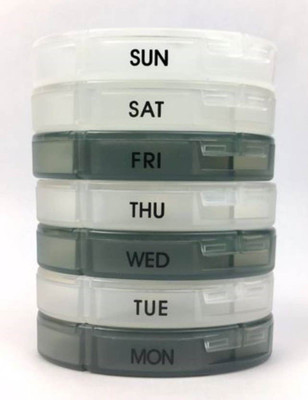 T TOPLINE 7 Days 7 Days Pill Pro Organize Pills & Vitamins For Each Day Of Weak Each Day Divided Into 4 Compartments Pill Box(Multicolor)
T TOPLINE 7 Days 7 Days Pill Pro Organize Pills & Vitamins For Each Day Of Weak Each Day Divided Into 4 Compartments Pill Box(Multicolor)