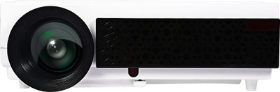 PLAY ™ projector Full HD Video 3D LED USB+HDMI Ports All Use Projector 5600 Lumens for entertainment 5600 lm LED Corded Portable Projector(White)
PLAY ™ projector Full HD Video 3D LED USB+HDMI Ports All Use Projector 5600 Lumens for entertainment 5600 lm LED Corded Portable Projector(White)