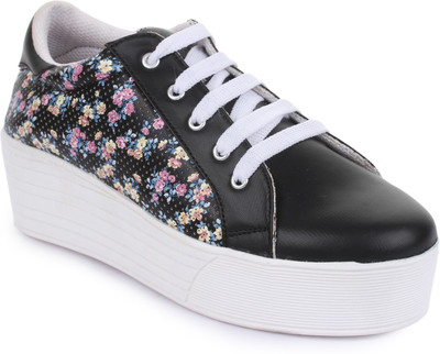 Vilax Fashionable Sneakers Sneakers For Women(Black