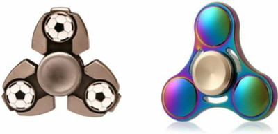 SANJARY HIGH QUALITY METAL MADE SET OF 2 SPINNERS RAINBOW AND FOOTBALL (MULTI-COLOUR)(Multicolor)
SANJARY HIGH QUALITY METAL MADE SET OF 2 SPINNERS RAINBOW AND FOOTBALL (MULTI-COLOUR)(Multicolor)