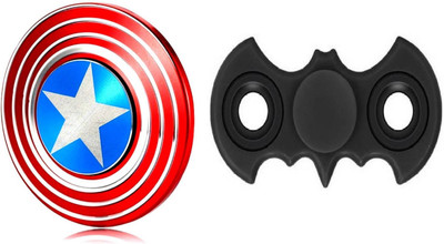 CrackerJack Traders Captain America & Batman Fidget Spinner High Speed Metal Zinc Alloy(Multicolor)
CrackerJack Traders Captain America & Batman Fidget Spinner High Speed Metal Zinc Alloy(Multicolor)
