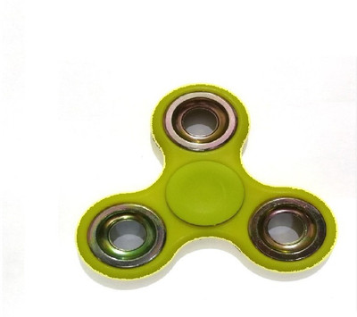 CrackerJack Traders Lime High Speed Fidget Spinner(Yellow)