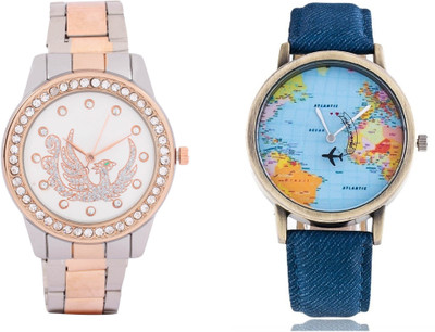 SOOMS WORLD MAP MEN WATCH AND TWO TONE STYLES STRAP HAVING EAGLE PRINTED DIAL LADIES DIAMOND STUDDED PARTY WEAR Watch - For Couple
SOOMS WORLD MAP MEN WATCH AND TWO TONE STYLES STRAP HAVING EAGLE PRINTED DIAL LADIES DIAMOND STUDDED PARTY WEAR Watch - For Couple
