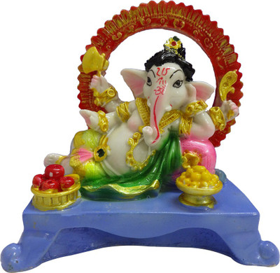 FABZONE Lord Ganesha Statue Hindu Dev Ganpati and Siddhivinayak God Sculputer Handicraft Idol Diwali Decorative Spiritual Puja Vastu Showpiece Figurine - Religious Pooja Gift Item & Murti for Mandir / Temple / Home / Office Decorative Showpiece - 15 cm(Po
FABZONE Lord Ganesha Statue Hindu Dev Ganpati and Siddhivinayak God Sculputer Handicraft Idol Diwali Decorative Spiritual Puja Vastu Showpiece Figurine - Religious Pooja Gift Item & Murti for Mandir / Temple / Home / Office Decorative Showpiece - 15 cm(Po
