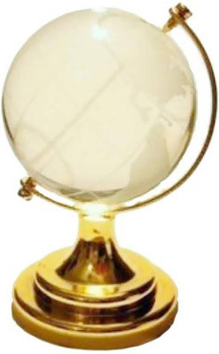 MYEBIZSTORE Crystal Globe For success Showpiece Decorative Showpiece - 5 cm(Crystal, Gold)
MYEBIZSTORE Crystal Globe For success Showpiece Decorative Showpiece - 5 cm(Crystal, Gold)
