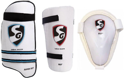 SG Combo of 3, One 'Super Test' Inner Thigh Guard, One 'Test' Elbow Guard and One 'Test' Abdominal Guard:- Cricket Guard Combo(Multicolor
SG Combo of 3, One 'Super Test' Inner Thigh Guard, One 'Test' Elbow Guard and One 'Test' Abdominal Guard:- Cricket Guard Combo(Multicolor