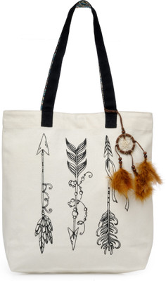 The House of Tara Shoulder Bag(White, Black), Black;white
