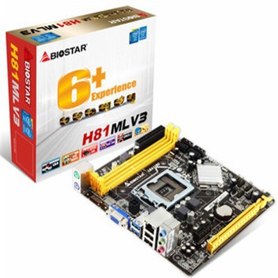BIOSTAR H81MLV3 Motherboard