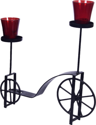 TARANG UDYOG Golden Home Décor/Gift Item Clear crystal Cycle Shape candle/Tea-Light stand Iron 2 - Cup Tealight Holder(Multicolor, Pack of 2)
TARANG UDYOG Golden Home Décor/Gift Item Clear crystal Cycle Shape candle/Tea-Light stand Iron 2 - Cup Tealight Holder(Multicolor, Pack of 2)