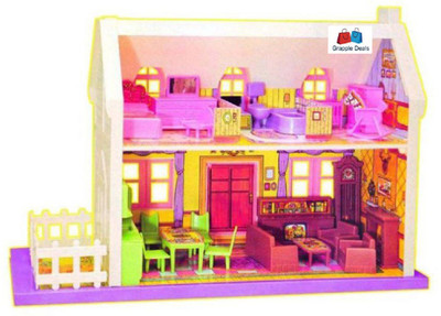 GRAPPLE DEALS 34 Pieces Beautiful Doll House Set For Girls.(Multicolor)(Multicolor)
GRAPPLE DEALS 34 Pieces Beautiful Doll House Set For Girls.(Multicolor)(Multicolor)