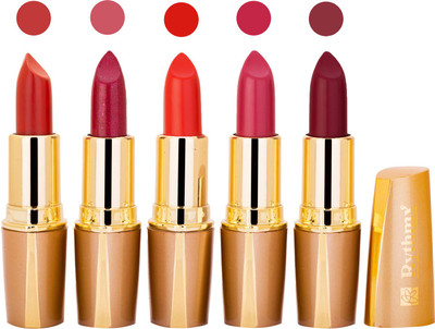 Rythmx Lipstick Combo For Daily Wear - Crème Matte 5 Lipstick Sets For Women - 41(Red, Neon Purple, Deep Orange, Purple, Magenta, 20 g)
Rythmx Lipstick Combo For Daily Wear - Crème Matte 5 Lipstick Sets For Women - 41(Red, Neon Purple, Deep Orange, Purple, Magenta, 20 g)