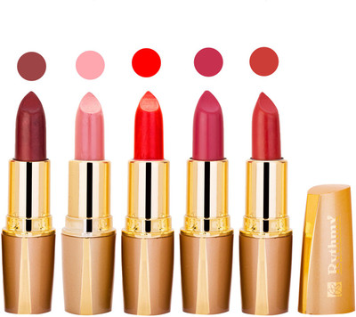 Rythmx Lipstick Combo For Daily Wear - Crème Matte 5 Lipstick Sets For Women - 16(Brown, Peach, Neon Red, Purple, Red, 20 g)
Rythmx Lipstick Combo For Daily Wear - Crème Matte 5 Lipstick Sets For Women - 16(Brown, Peach, Neon Red, Purple, Red, 20 g)