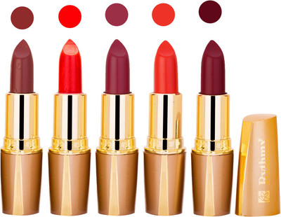 Rythmx Lipstick Combo For Daily Wear - Crème Matte 5 Lipstick Sets For Women - 24(Brwon, Neon Red, Dark Purple, Deep Orange, Magenta, 20 g)
Rythmx Lipstick Combo For Daily Wear - Crème Matte 5 Lipstick Sets For Women - 24(Brwon, Neon Red, Dark Purple, Deep Orange, Magenta, 20 g)