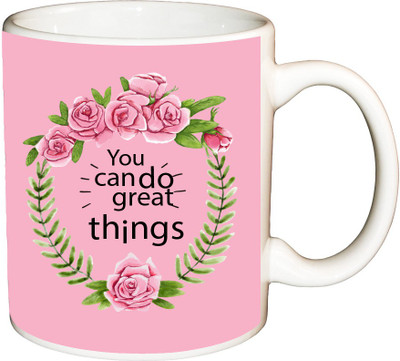 ShopBuzz You can do great things printed coffee Ceramic Mug(350 ml), Multicolor
ShopBuzz You can do great things printed coffee Ceramic Mug(350 ml), Multicolor